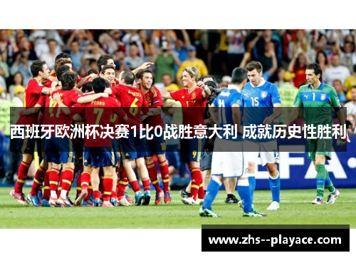 西班牙欧洲杯决赛1比0战胜意大利 成就历史性胜利