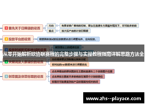从零开始解析欧协联赛程的完整步骤与实操教程指南详解思路方法全